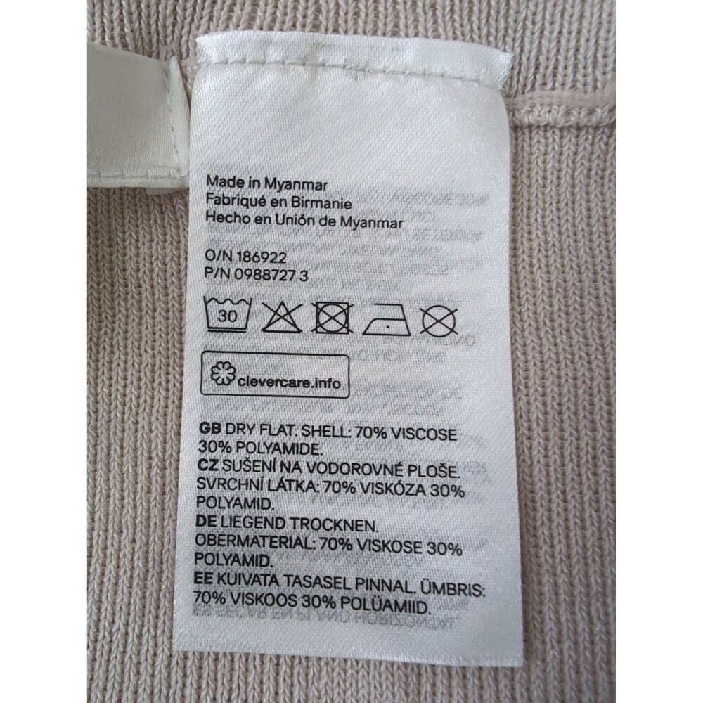 H&M Beige Ribbed Knit Pants - Picture 10 of 14